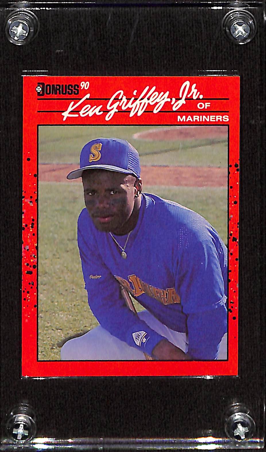 FIINR Baseball Card 1990 Donruss Ken Griffey Jr. Baseball Error Card #61 - Error Card - Mint Condition