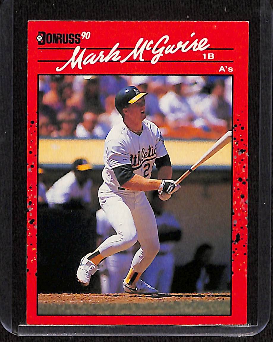 FIINR Baseball Card 1990 Donruss Mark McGwire Baseball Card #185 - Mint Condition