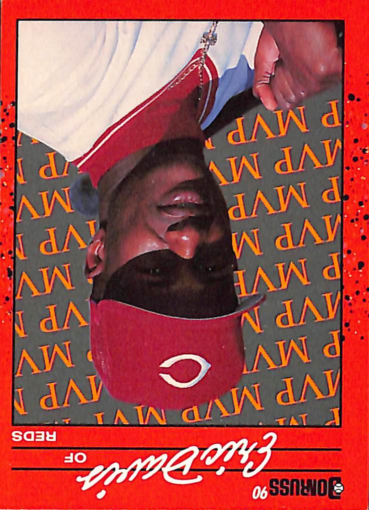 FIINR Baseball Card 1990 Donruss MVP Eric Davis Baseball Player Card #BC-23 - Mint Condition