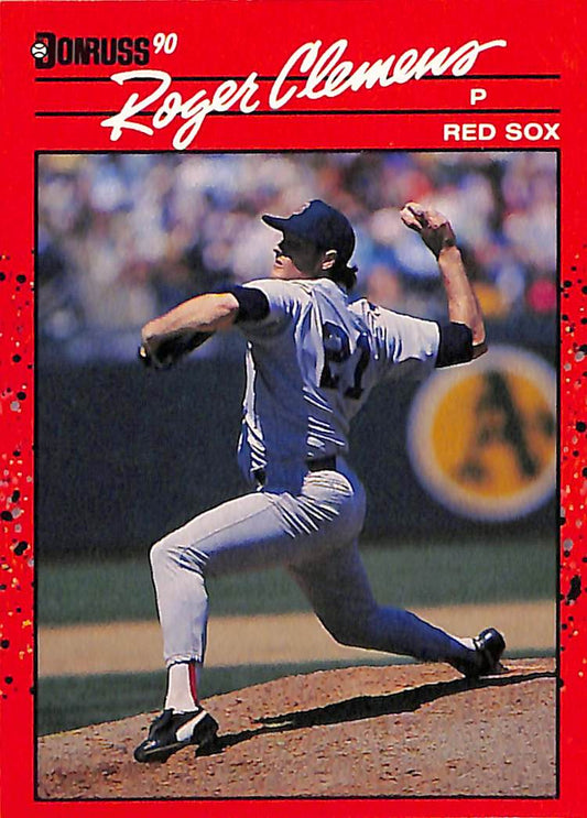 FIINR Baseball Card 1990 Donruss Roger Clemens MLB Baseball Card #184 - Mint Condition