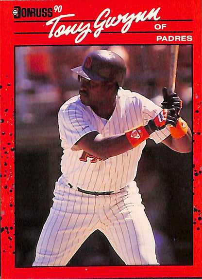 FIINR Baseball Card 1990 Donruss Tony Gwynn Baseball Error Card #86 - Error Card - Mint Condition