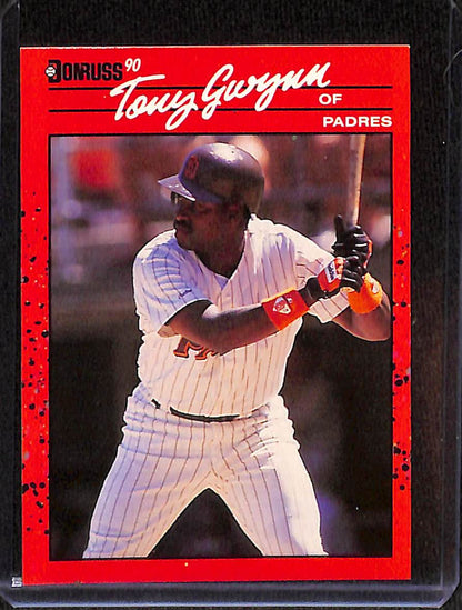 FIINR Baseball Card 1990 Donruss Tony Gwynn Baseball Error Card #86 - Error Card - Mint Condition