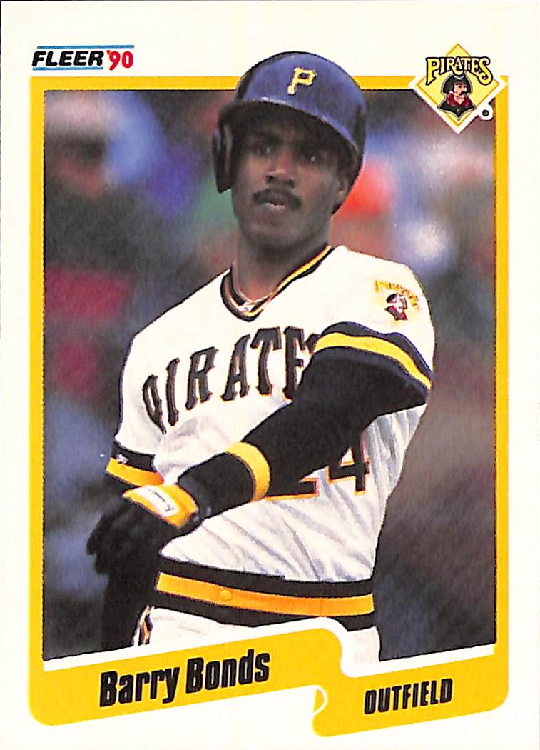 FIINR Baseball Card 1990 Fleer Barry Bonds Baseball Card #461 - Mint Condition