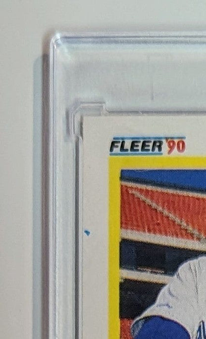 FIINR Baseball Card 1990 Fleer Ken Griffey Jr. MLB Baseball Error Card - Blue Dot Error Card - Mint Condition