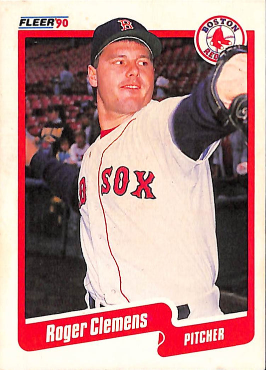FIINR Baseball Card 1990 Fleer Roger Clemens MLB Baseball Card #271 - Mint Condition