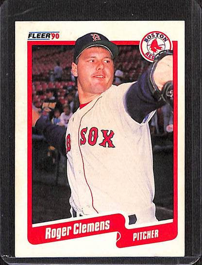 FIINR Baseball Card 1990 Fleer Roger Clemens MLB Baseball Card #271 - Mint Condition