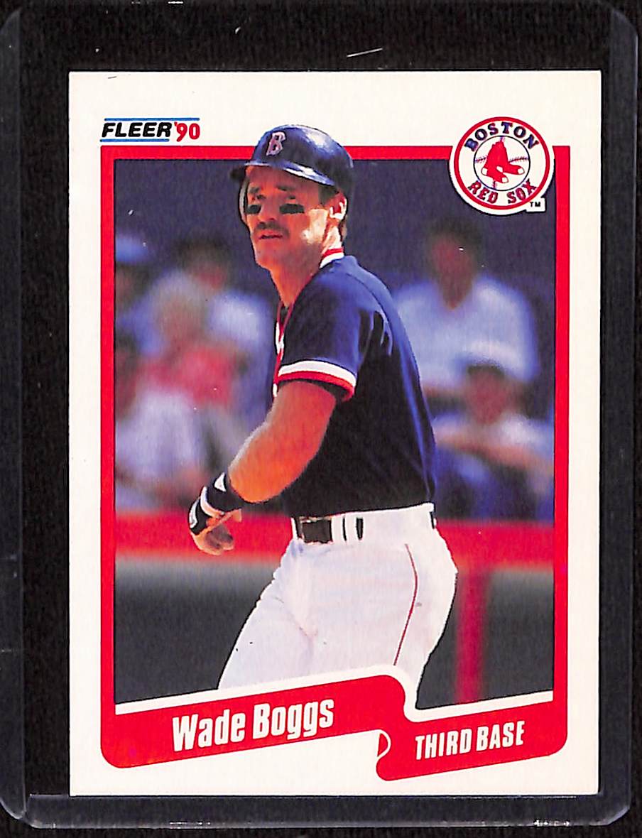 FIINR Baseball Card 1990 Fleer Wade Boggs Baseball Card #268 - Mint Condition