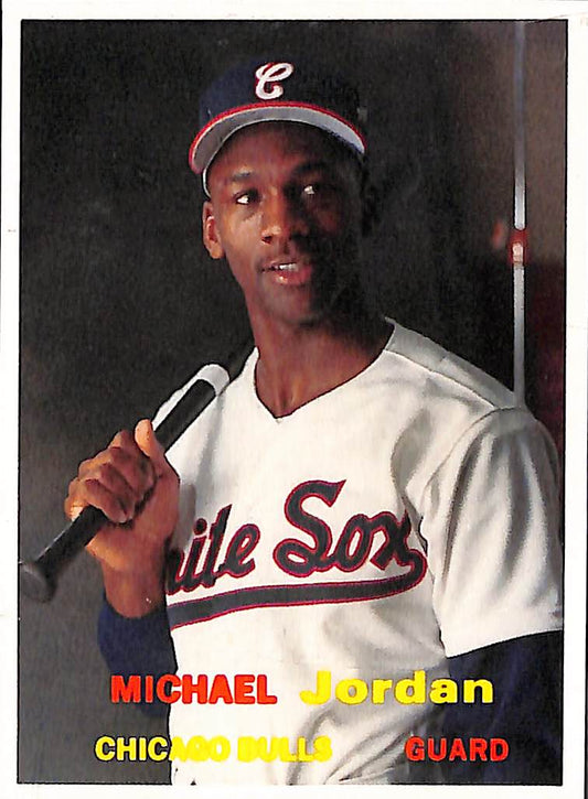 FIINR Baseball Card 1990 Scd Michael Jordan MLB Baseball Card #51 - Pristine - Mint Condition