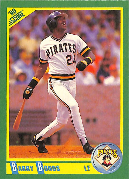 FIINR Baseball Card 1990 Score Barry Bonds Baseball Card #4 - Mint Condition