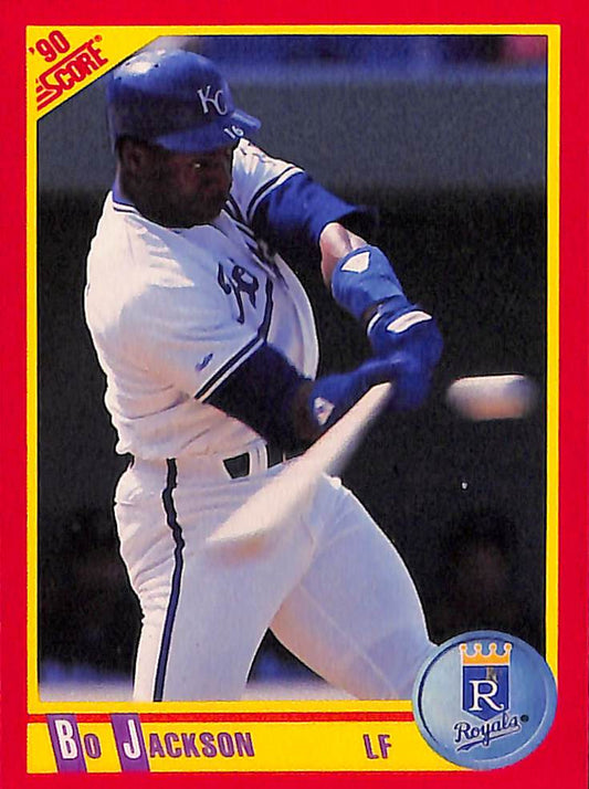 FIINR Baseball Card 1990 Score Bo Jackson MLB Baseball Card Royals #280 - Mint Condition