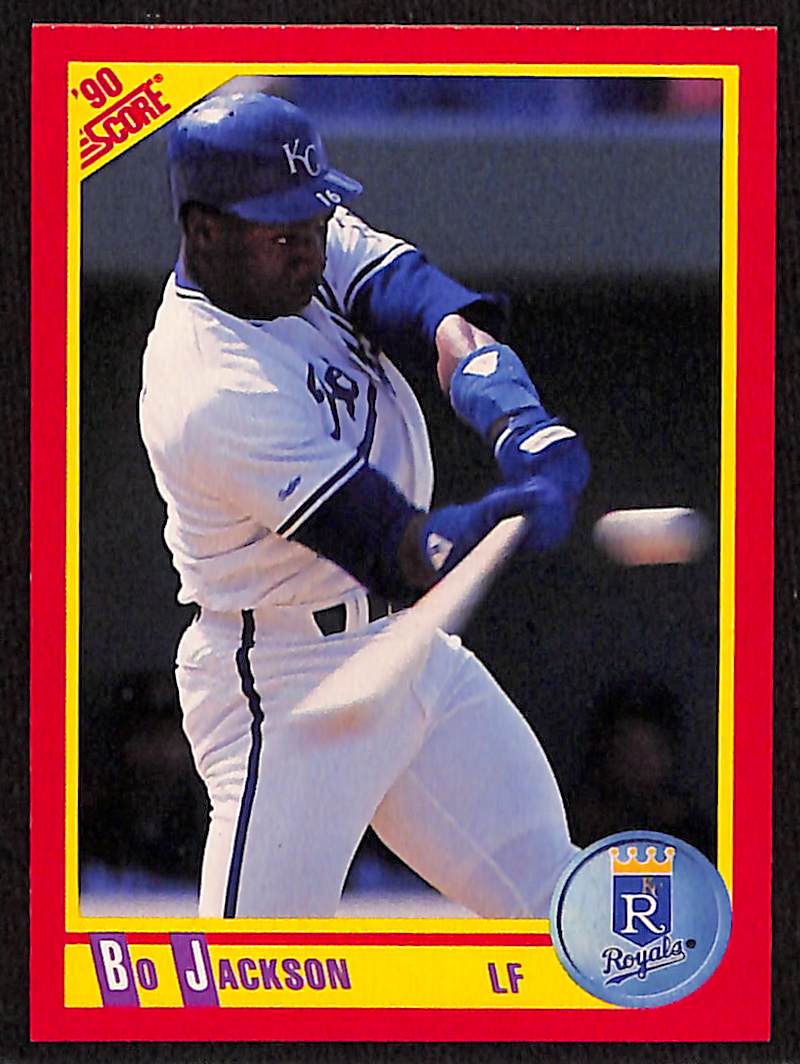 FIINR Baseball Card 1990 Score Bo Jackson MLB Baseball Card Royals #280 - Mint Condition