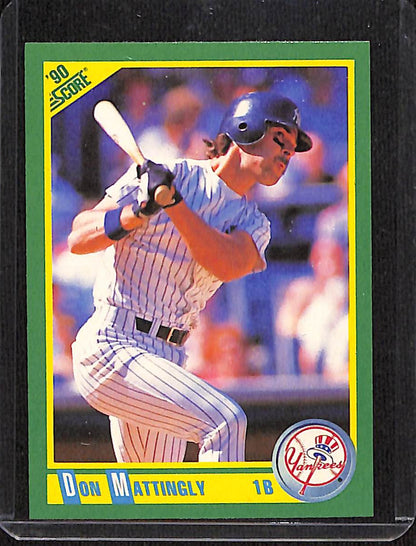 FIINR Baseball Card 1990 Score Deck Don Mattingly MLB Baseball Card #1 - Mint Condition