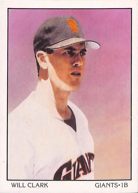 FIINR Baseball Card 1990 Score Dream Team Will Clark MLB Baseball Player Card #684 - Mint Condition