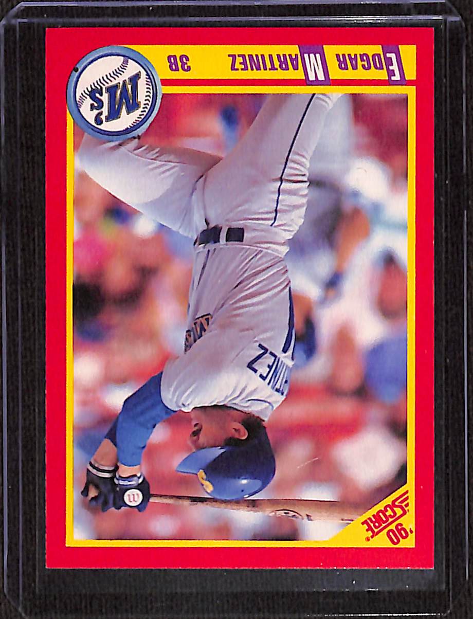 FIINR Baseball Card 1990 Score Edgar Martinez Baseball Card #324 - Mint Condition