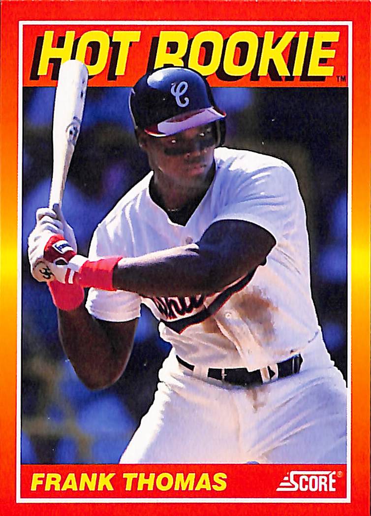 FIINR Baseball Card 1990 Score Frank Thomas HOT Rookie MLB Baseball Card #4 - Rookie Card - Mint Condition