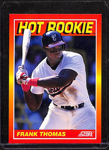 FIINR Baseball Card 1990 Score Frank Thomas HOT Rookie MLB Baseball Card #4 - Rookie Card - Mint Condition