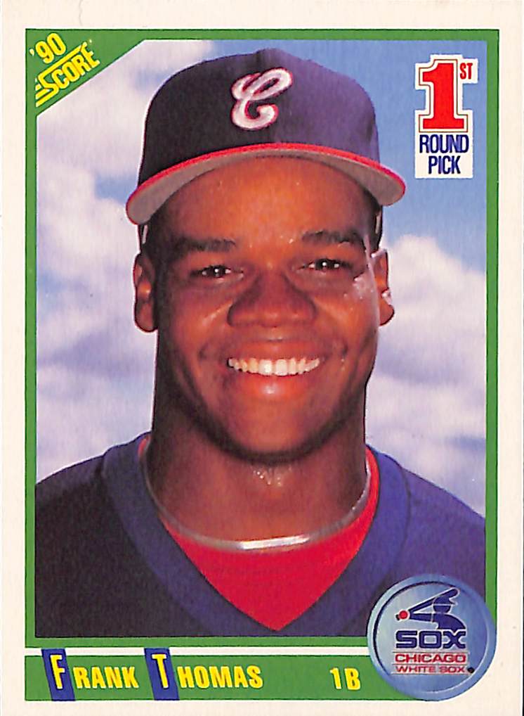 FIINR Baseball Card 1990 Score Frank Thomas Rookie MLB Baseball Card #663 - Rookie Card - Mint Condition