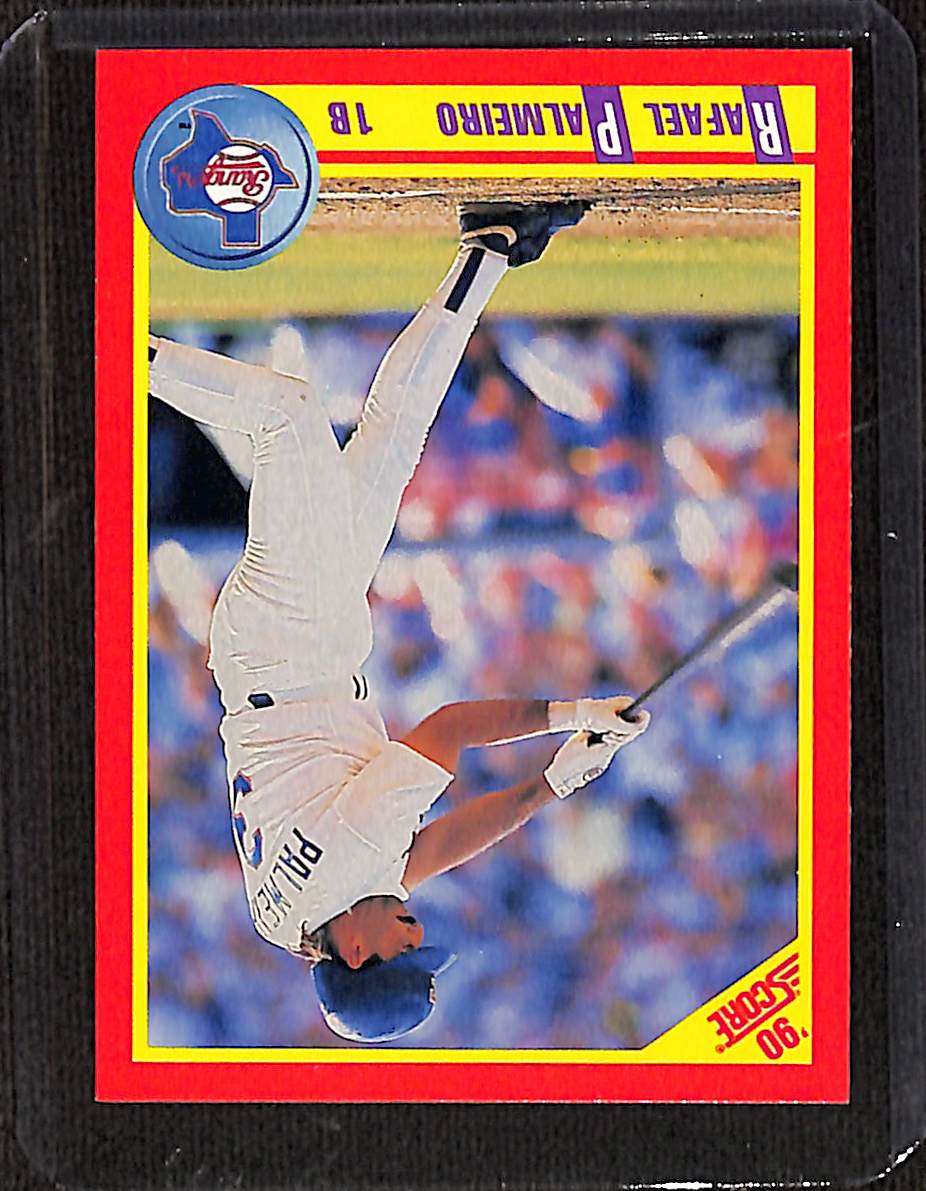FIINR Baseball Card 1990 Score Rafael Palmeiro MLB Baseball Card #405 - Mint Condition