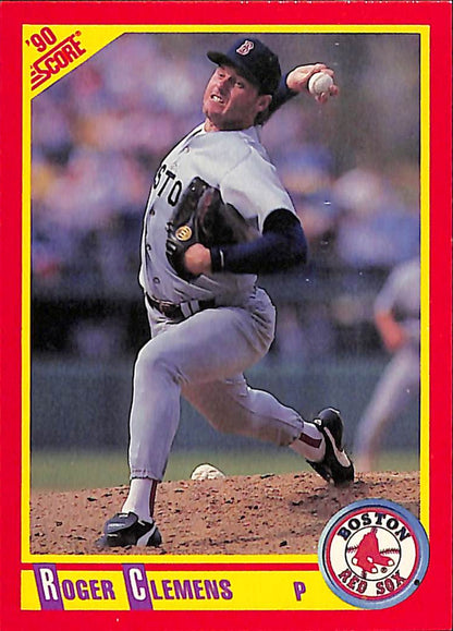 FIINR Baseball Card 1990 Score Roger Clemens MLB Baseball Card #310 - Mint Condition