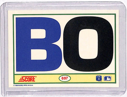 FIINR Baseball Card 1990 Score Score Bo Jackson Baseball Card Royals #697 - Mint Condition