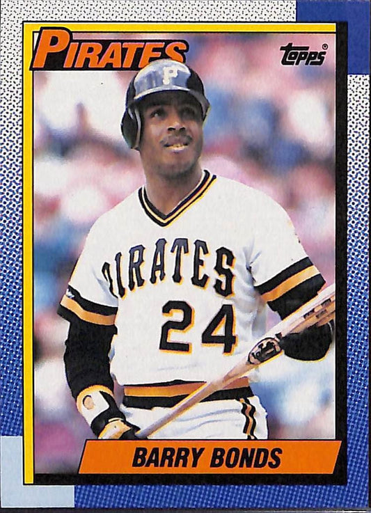 FIINR Baseball Card 1990 Topps Barry Bonds Baseball Card #220 - Mint Condition