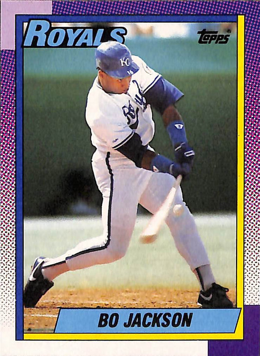 FIINR Baseball Card 1990 Topps Bo Jackson Royals MLB Baseball Card #300 - Mint Condition