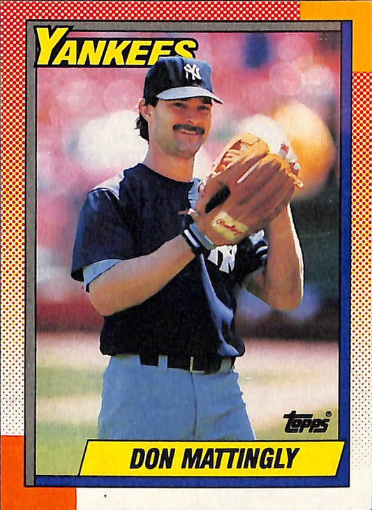 FIINR Baseball Card 1990 Topps Don Mattingly Baseball Card #200 - Mint Condition