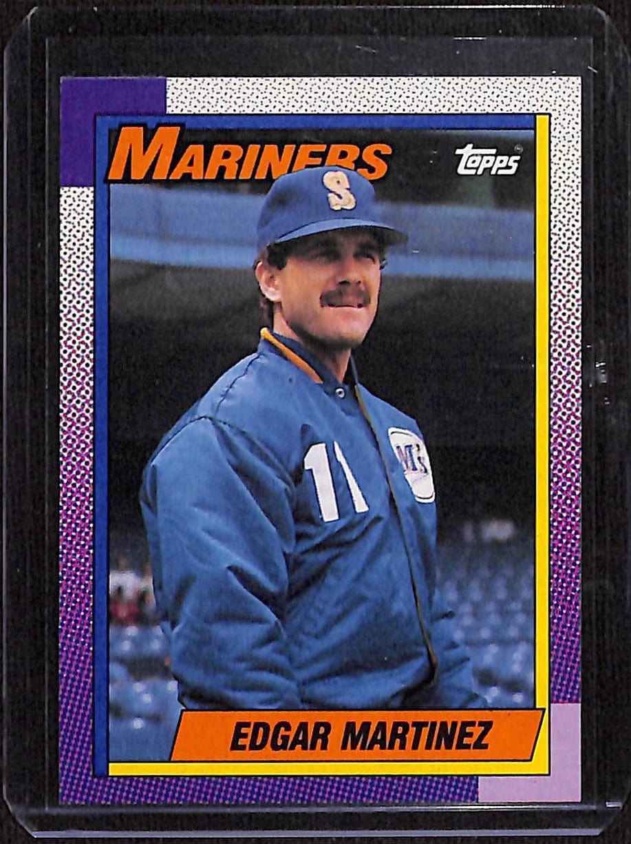 FIINR Baseball Card 1990 Topps Edgar Martinez Baseball Card #148 - Mint Condition