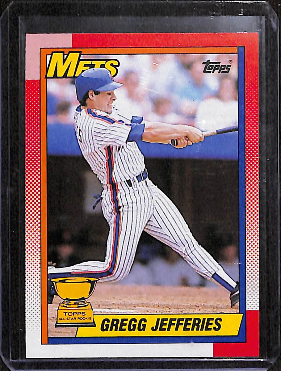 FIINR Baseball Card 1990 Topps Gregg Jeffries All Star Rookie MLB Baseball Card #457 - Mint Condition