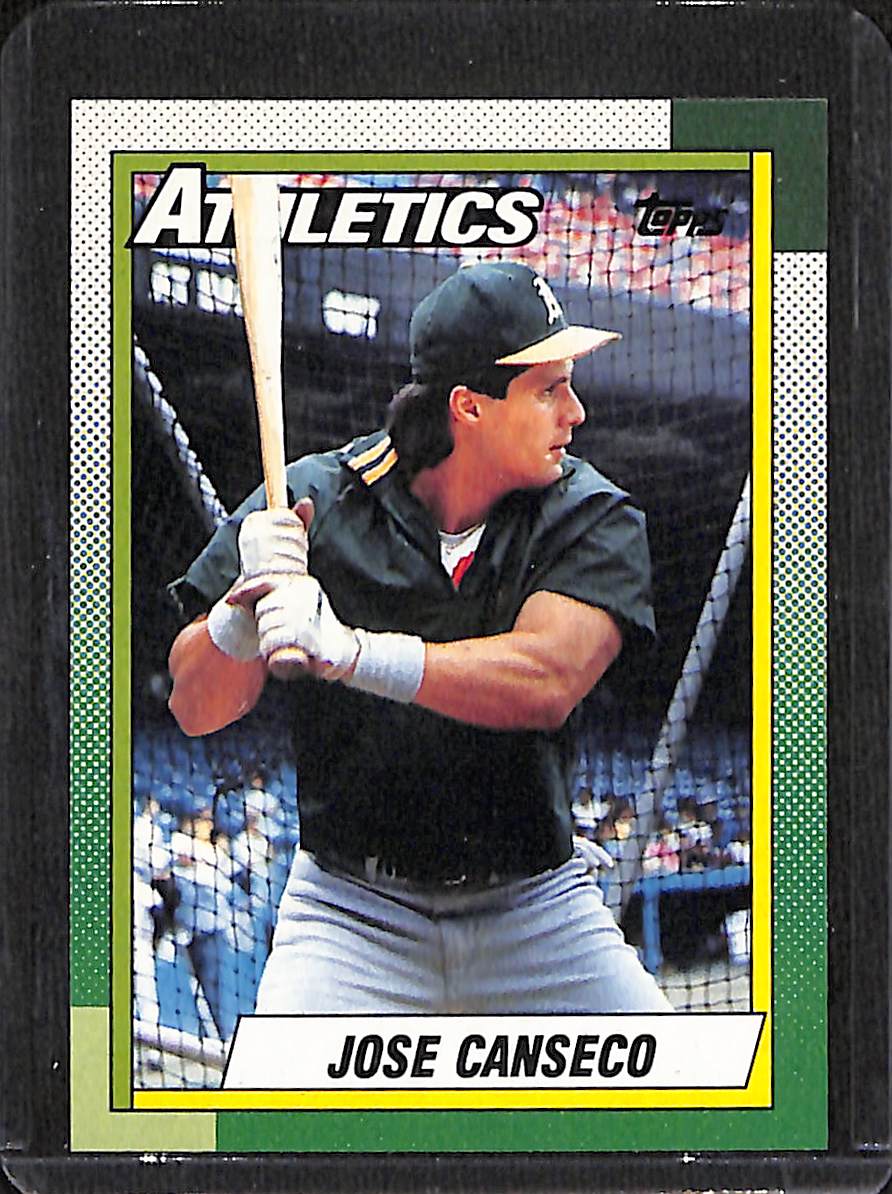 FIINR Baseball Card 1990 Topps Jose Canseco Baseball Card #250 - Mint Condition