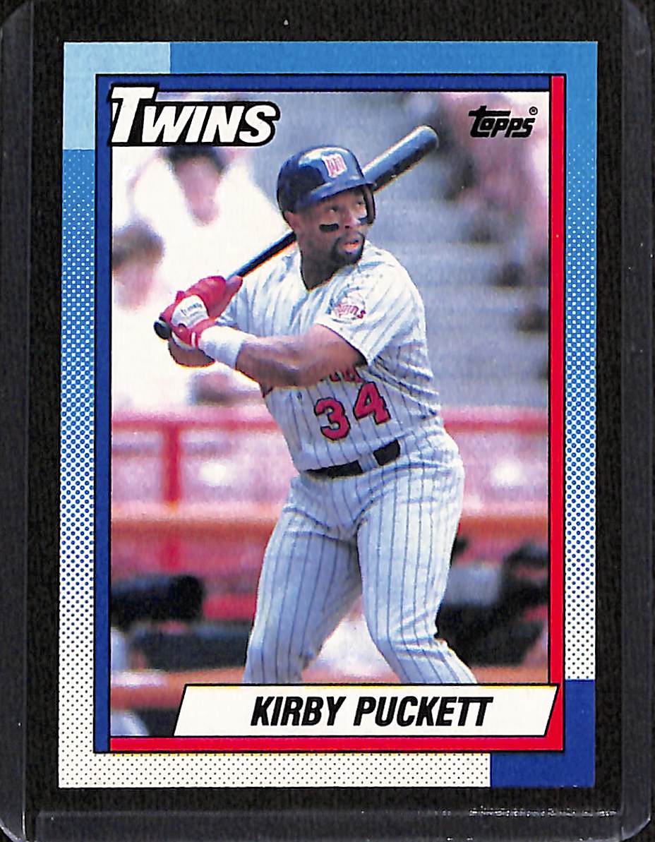 FIINR Baseball Card 1990 Topps Kirby Puckett MLB Baseball Error Card #700 - Error Card - Mint Condition