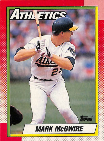 FIINR Baseball Card 1990 Topps Mark McGwire Baseball card #690 - Mint Condition