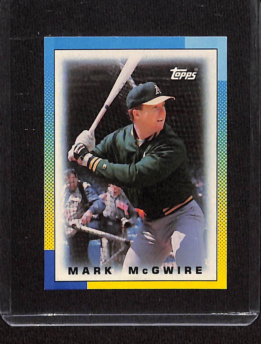 FIINR Baseball Card 1990 Topps Mini Mark McGwire Baseball Card Mini #30 - Mint Condition