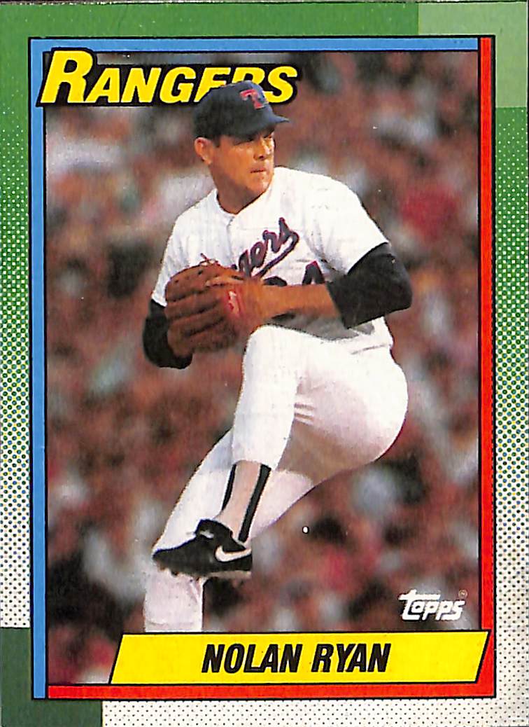 FIINR Baseball Card 1990 Topps Nolan Ryan Baseball Card Astros #0 - Mint Condition