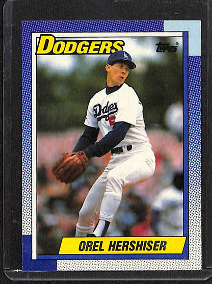 FIINR Baseball Card 1990 Topps Orel Hershiser Vintage Baseball Card #780 - Mint Condition