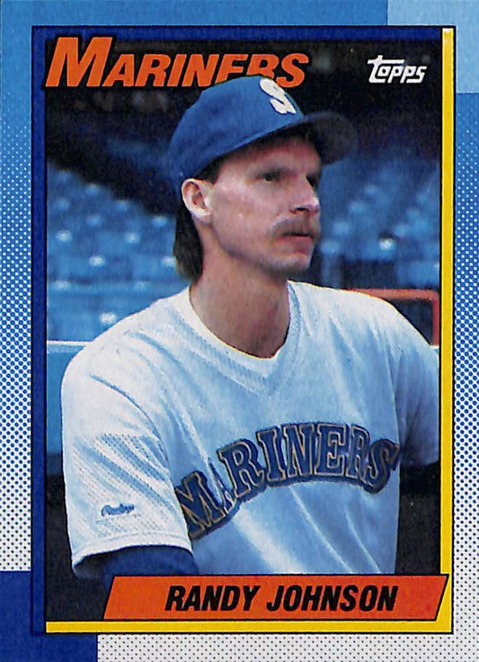 FIINR Baseball Card 1990 Topps Randy Johnson Baseball Card #431 - Mint Condition