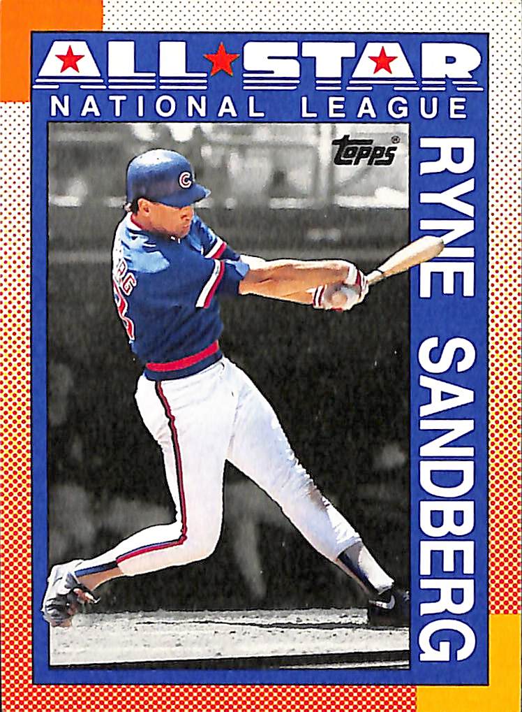 FIINR Baseball Card 1990 Topps Ryne Sandberg Baseball Card #360 - Mint Condition