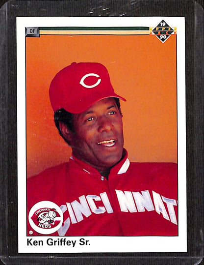 FIINR Baseball Card 1990 Upper Deck Ken Griffey Sr. Vintage Baseball Card #682 - Mint Condition