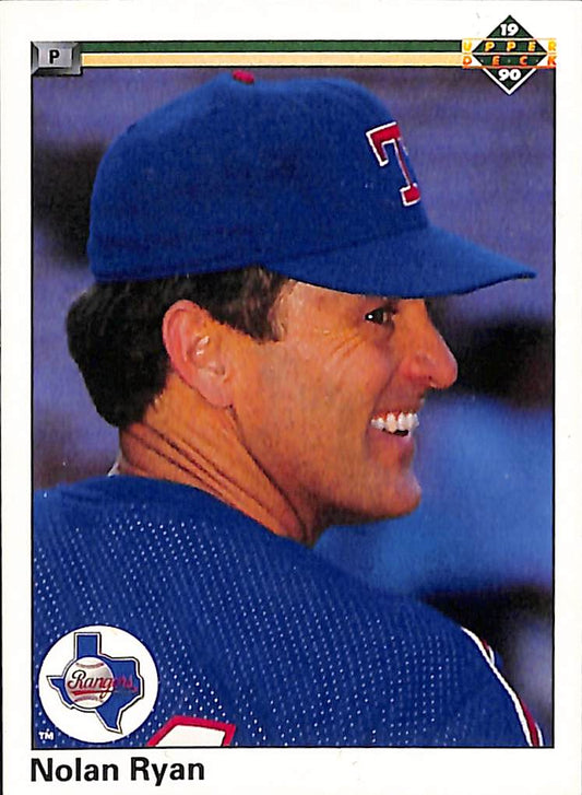 FIINR Baseball Card 1990 Upper Deck Nolan Ryan Baseball Card #544 - Mint Condition