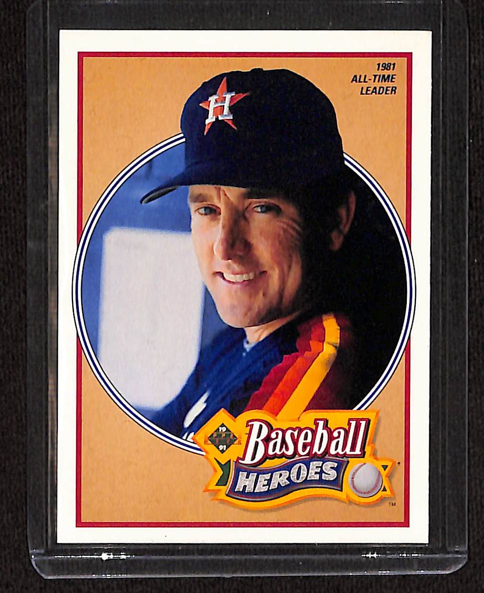 FIINR Baseball Card 1990 Upper Deck Nolan Ryan Baseball Heroes MLB Baseball Card #14 - Mint Condition