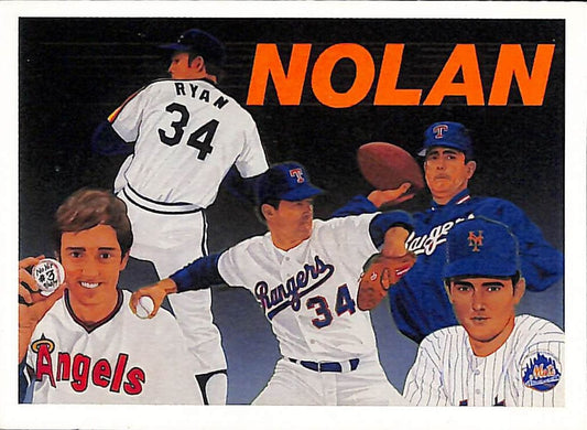 FIINR Baseball Card 1990 Upper Deck  Nolan Ryan Baseball Heros Card #18 - Mint Condition