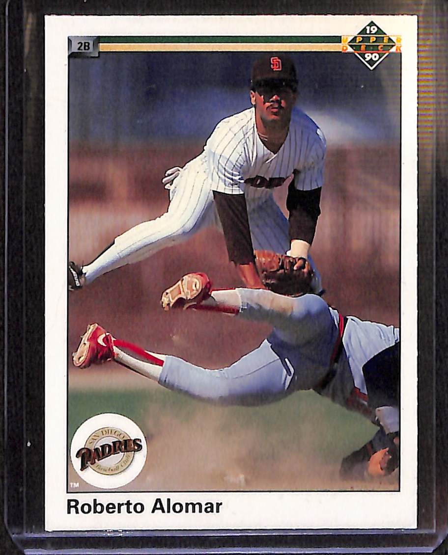FIINR Baseball Card 1990 Upper Deck Roberto Alomar Vintage MLB Baseball Card #346 - Mint Condition