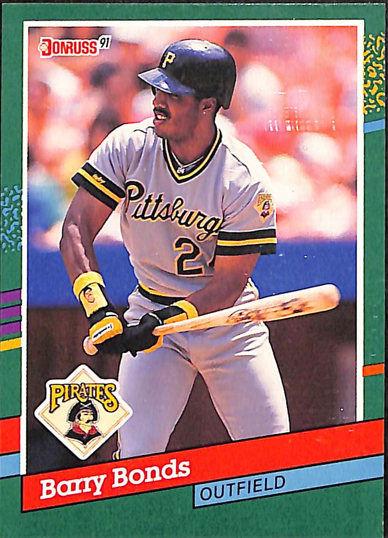 FIINR Baseball Card 1991 Donruss Barry Bonds Baseball Card #495 - Mint Condition