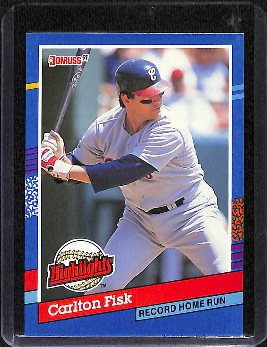 FIINR Baseball Card 1991 Donruss Carlton Fisk Baseball Error Card #BC-6 - Error Card - Mint Condition