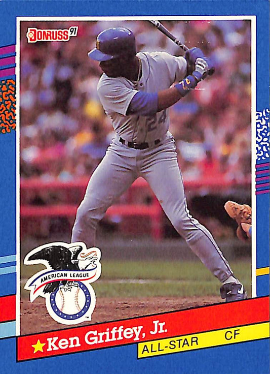 FIINR Baseball Card 1991 Donruss Ken Griffey Jr. MLB Baseball Card #49 - Mint Condition