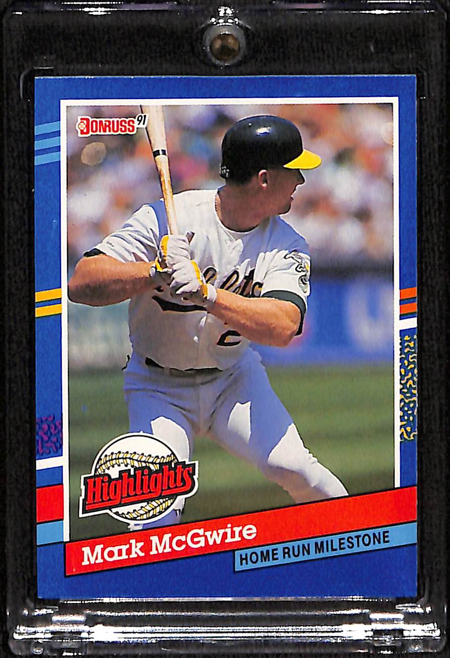 FIINR Baseball Card 1991 Donruss Mark McGwire Baseball Card #BC9 - Mint Condition