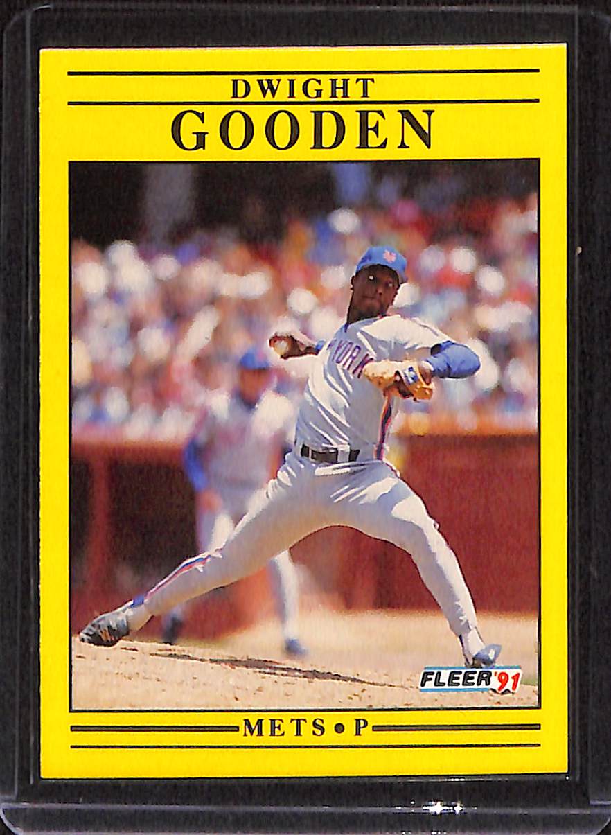 FIINR Baseball Card 1991 Fleer Dwight "Doc" Gooden Baseball Card #148 - Mint Condition