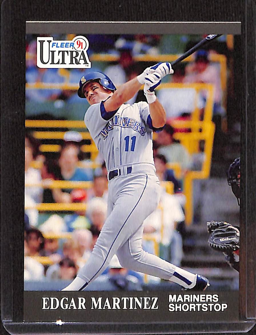 FIINR Baseball Card 1991 Fleer Ultra Edgar Martinez Baseball Card #340 - Mint Condition