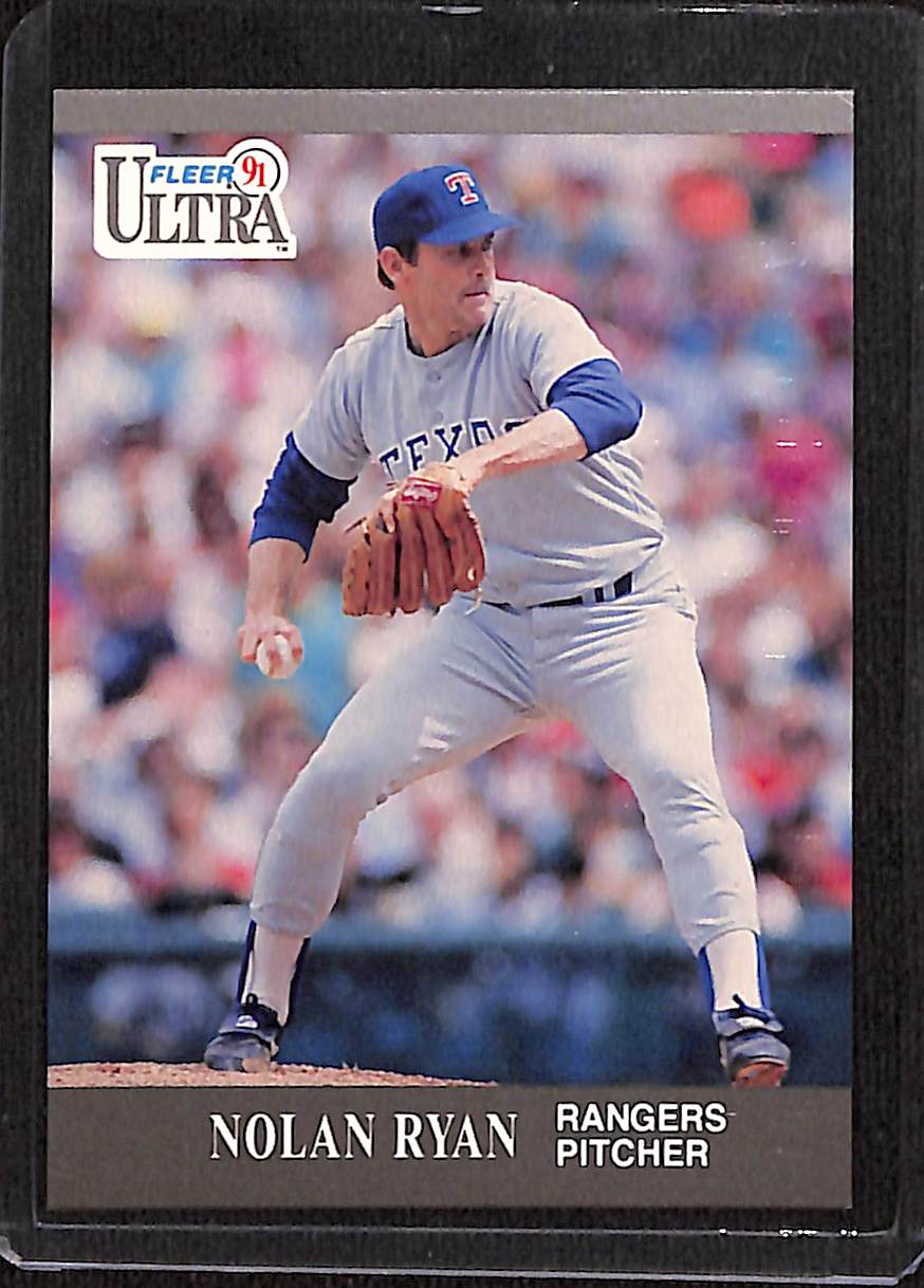 FIINR Baseball Card 1991 Fleer Ultra Nolan Ryan MLB Baseball Card #355 - Mint Condition