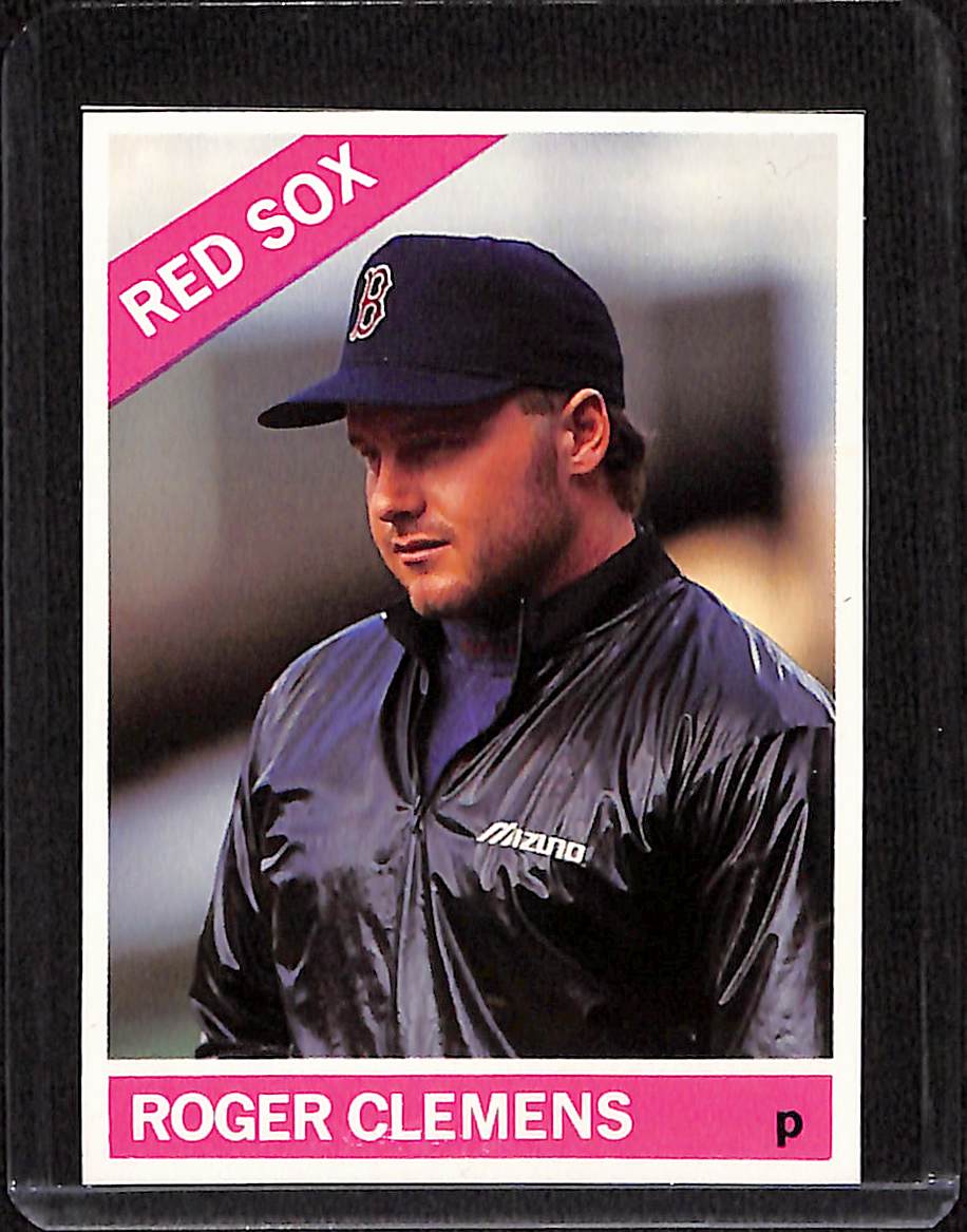 FIINR Baseball Card 1991 Roger Clemens Baseball Cards Magazine Repli-Card #39 - Mint Condition